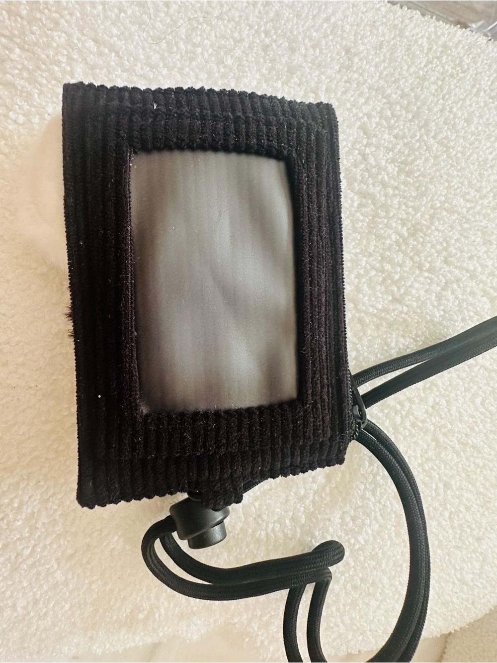 Starbucks Black Crossbody Bag with Plush Black-and-White Cat - Picture 3 of 8
